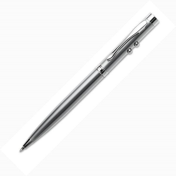 Obrázky: Multifunkční stříbrné kuličkové pero s laserem, Obrázek 3