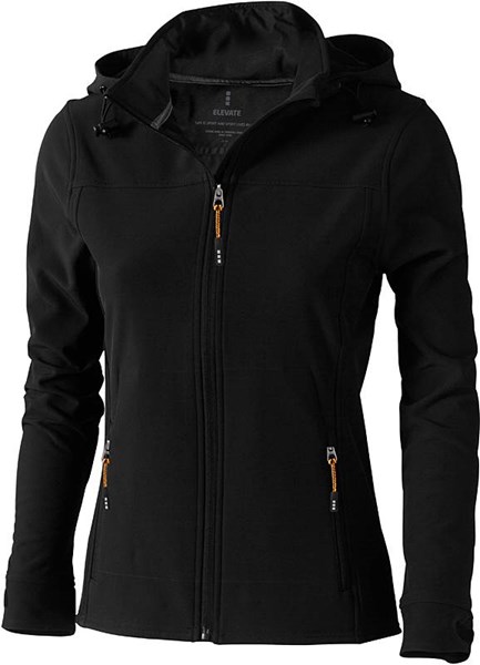 Obrázky: Langley černá dámská softshell bunda ELEVATE, XL