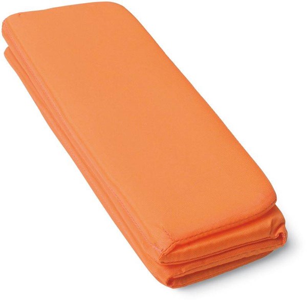 Obrázky: Skládací nylonová podložka na sezení, oranžová