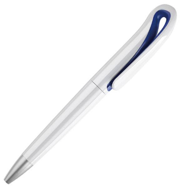 Obrázky: Kuličkové pero s modrým podložením klipu