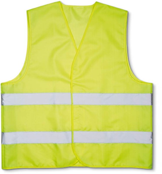 Obrázky: Žlutá bezpečnostní reflexní vesta s obalem, Obrázek 1