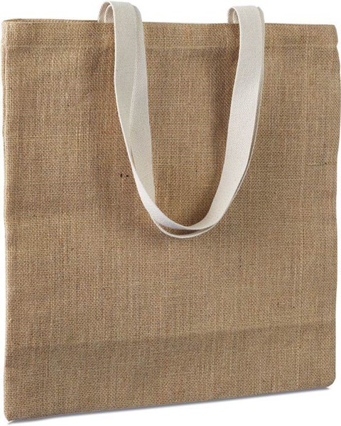 Obrázky: Ekologická jutová nákupní taška, bavlněná ucha, Obrázek 4