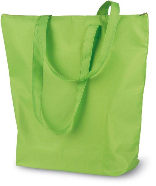 Obrázky: Limetková skládací nákupní chladící taška Plicool, Obrázek 3