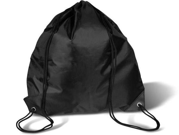 Obrázky: Černý batoh na záda Shoop, stahování šňůrami