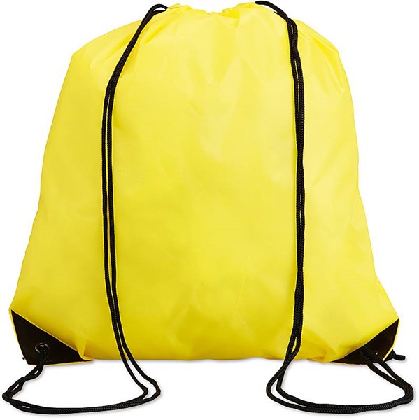 Obrázky: Žlutý batoh na záda Shoop, stahování šňůrami, Obrázek 1