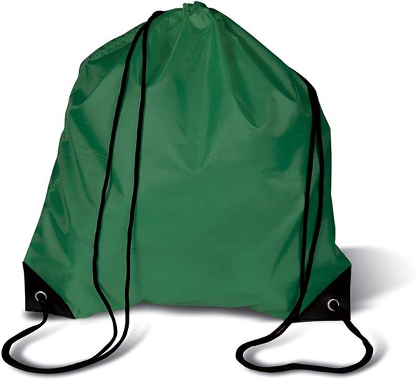 Obrázky: Zelený batoh na záda Shoop, stahování šňůrami, Obrázek 1