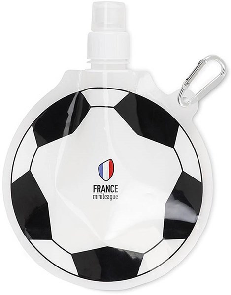 Obrázky: Skládací láhev na vodu 500 ml, tvar fotbal. míče, Obrázek 3