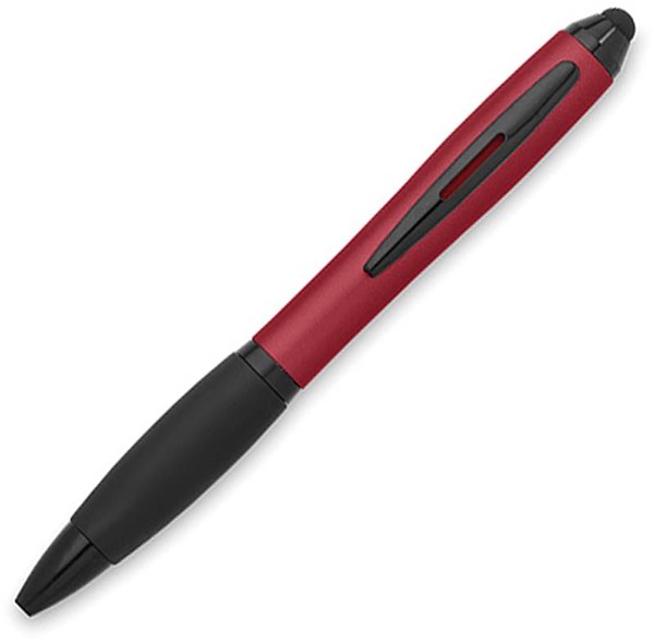 Obrázky: Červeno-černé plastové pero se stylusem, Obrázek 1