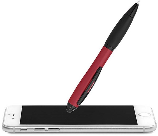 Obrázky: Červeno-černé plastové pero se stylusem, Obrázek 3