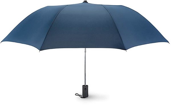 Obrázky: Modrý automatický deštník s ocelovou konstrukcí