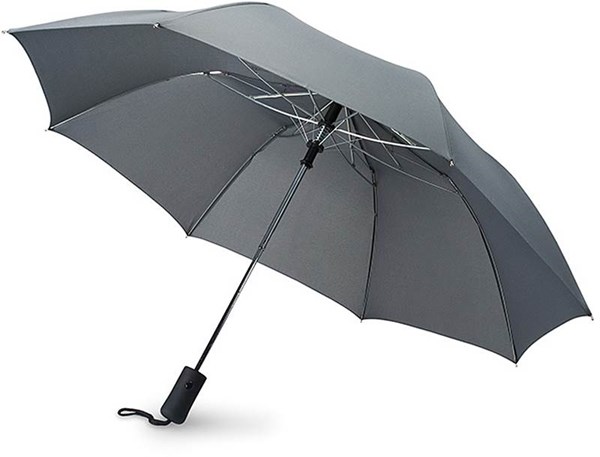 Obrázky: Šedý automatický deštník s ocelovou konstrukcí, Obrázek 3