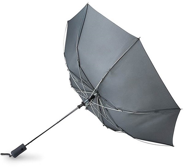 Obrázky: Šedý automatický deštník s ocelovou konstrukcí, Obrázek 4
