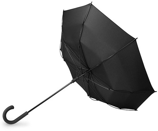 Obrázky: Černý automatický deštník do bouřky, Obrázek 4