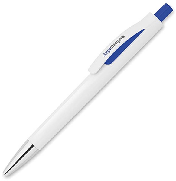 Obrázky: Plastové pero s tmavě modrými doplňky, Obrázek 2