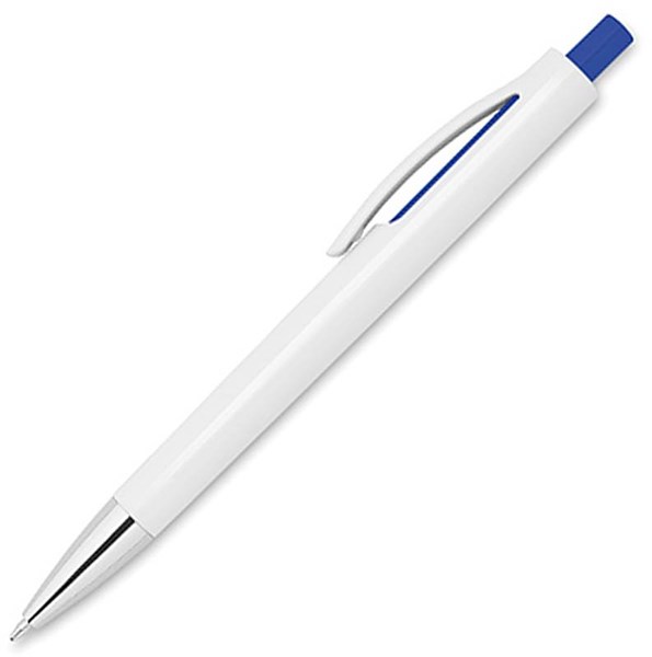 Obrázky: Plastové pero s tmavě modrými doplňky, Obrázek 3