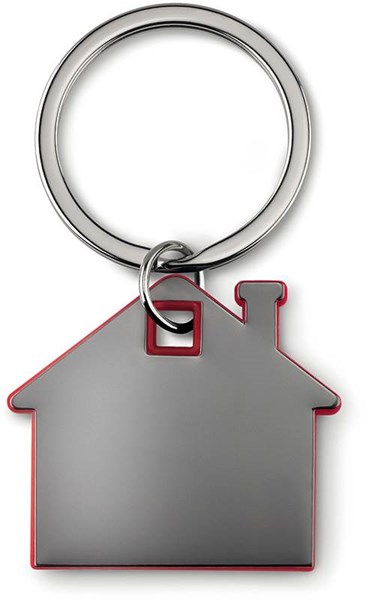 Obrázky: Přívěsek Imba ve tvaru domu, červený, Obrázek 2