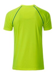 Obrázky: Pánské funkční tričko SPORT 130, žlutá/modrá XL