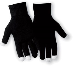Obrázky: Černé rukavice pro dotykový displej