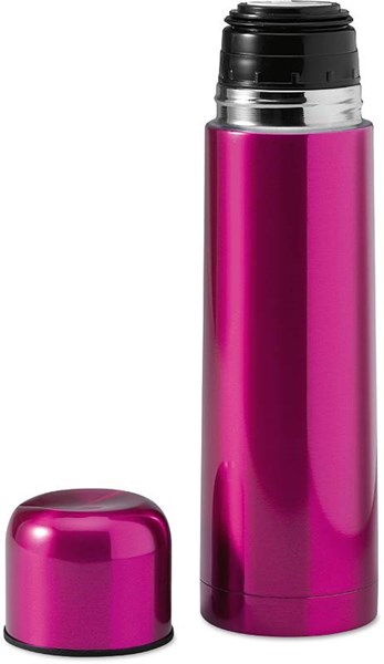 Obrázky: Fuchsiová nerezová dvouplášťová termoska 500 ml, Obrázek 2