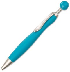Obrázky: Modré kuličkové pero Fany s kuličkou