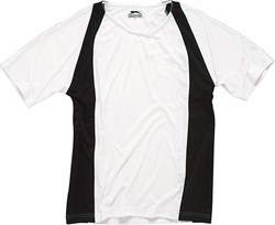 Obrázky: Cool Fit SLAZENGER bílo/černé triko XL