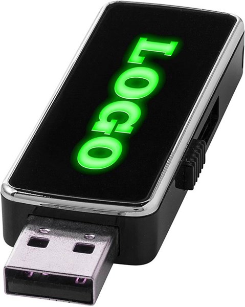 Obrázky: USB flash disk s podsvíceným zeleným logem 32G