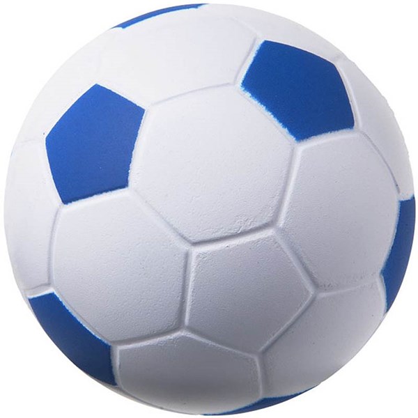 Obrázky: Fotbalový antistresový míček, modro-bílý
