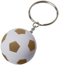 Obrázky: Přívěsek na klíče fotbalový míč, zlatý
