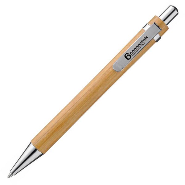 Obrázky: Bambusové kuličkové pero s kovovými doplňky, ČN, Obrázek 2