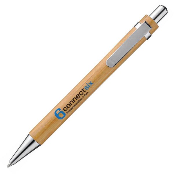 Obrázky: Bambusové kuličkové pero s kovovými doplňky, ČN, Obrázek 3