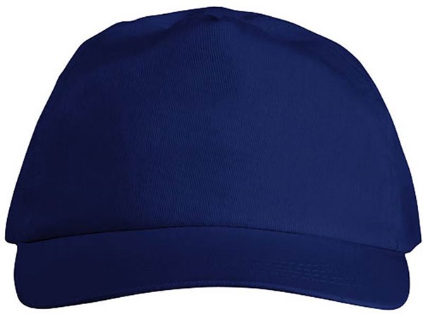 Obrázky: Královsky modrá pětipanelová čepice s kšiltem, Obrázek 3
