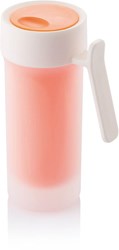 Obrázky: Oranžový plast. termohrnek 275ml ve frosty designu