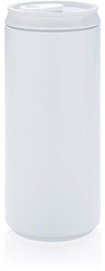 Obrázky: Ekologická láhev - tvar plechovka 300 ml, bílá