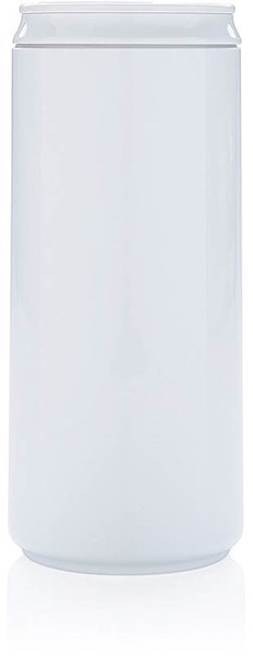 Obrázky: Ekologická láhev - tvar plechovka 300 ml, bílá, Obrázek 2