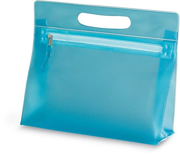 Obrázky: Modrá průhledná toaletní taška, Obrázek 3
