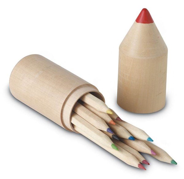 Obrázky: Sada 12 pastelek v boxu ve tvaru tužky, Obrázek 4