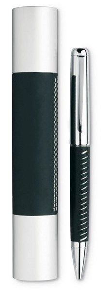 Obrázky: Kovové pero Premier s černou aplikací, černá náplň, Obrázek 1