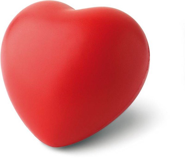 Obrázky: Antistresové srdce - červená barva