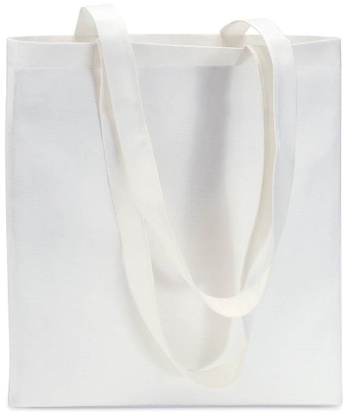 Obrázky: Bílá taška přes rameno z netkané textilie, Obrázek 1