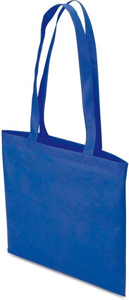 Obrázky: Modrá taška přes rameno z netkané textilie, Obrázek 2