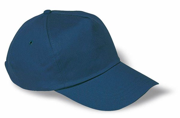 Obrázky: Námořně modrá pětidílná baseballová čepice