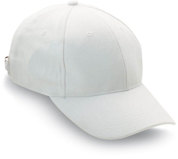 Obrázky: Šestidílná bílá baseballová čepice