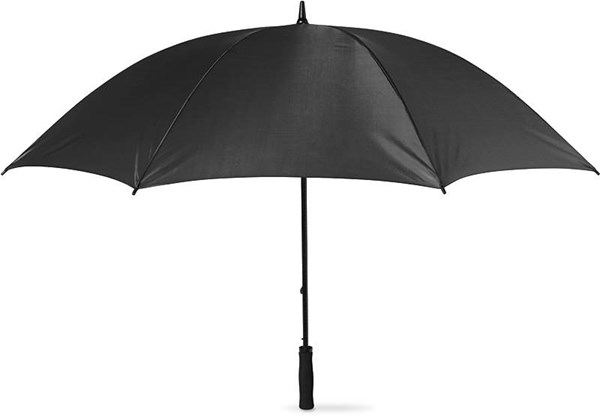 Obrázky: Velký černý golfový deštník s měkkou EVA ručkou, Obrázek 1