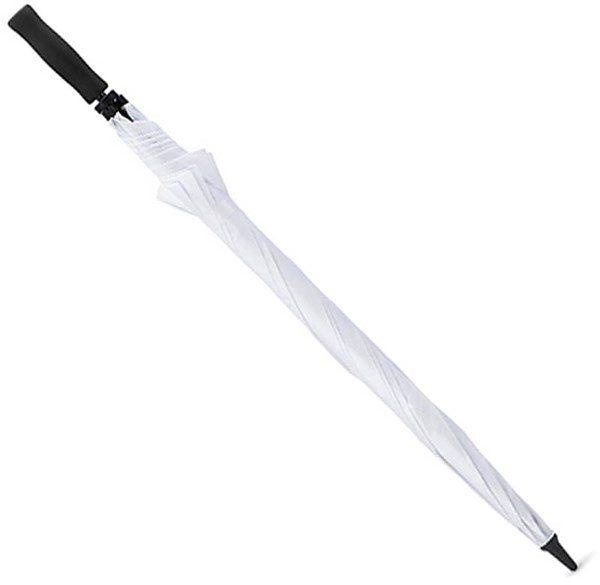 Obrázky: Velký bílý golfový deštník s měkkou EVA ručkou