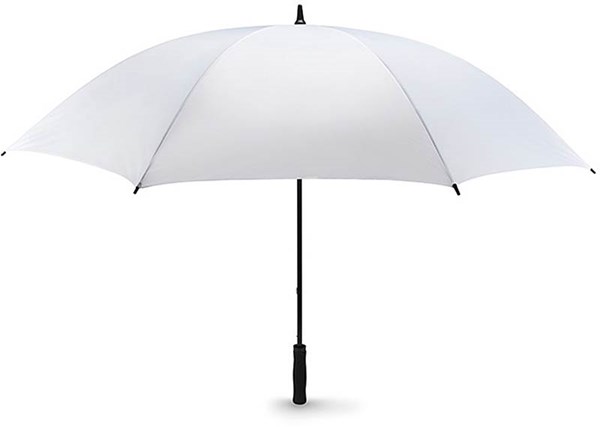 Obrázky: Velký bílý golfový deštník s měkkou EVA ručkou, Obrázek 2