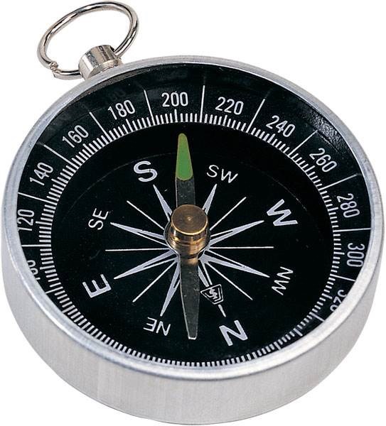 Obrázky: Kovový kompas s kroužkem