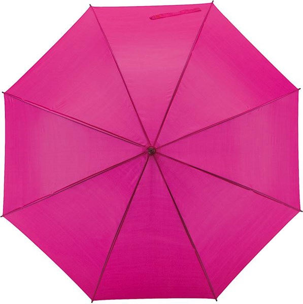 Obrázky: Růžový golfový automatický deštník s EVA rukojetí, Obrázek 2