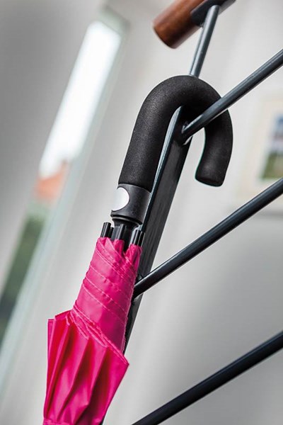 Obrázky: Růžový golfový automatický deštník s EVA rukojetí, Obrázek 3