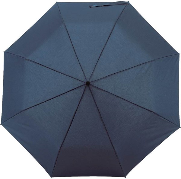 Obrázky: Modrý třídílný automatický skládací deštník, Obrázek 2