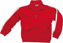 Obrázky: Winner Zip Sweater SLAZENGER červeno/bílý L